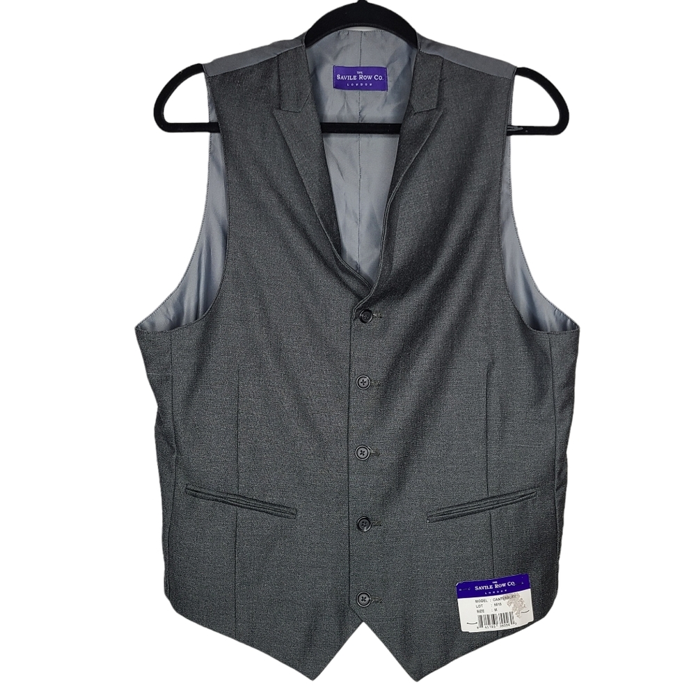 The Savile Row Company Canterbury Button Front Waistcoat Vest Medium NWT